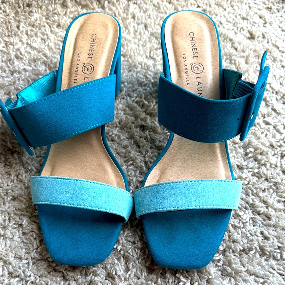 Chinese Laundry Women's Blue Sandals